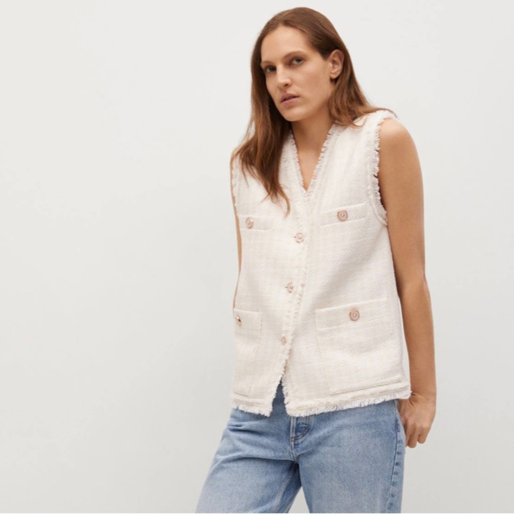 Tweed Pocket Vest